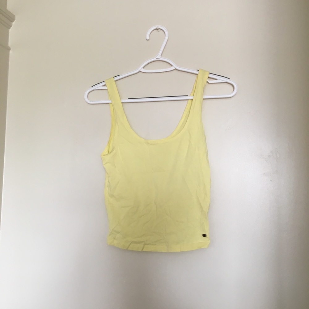 Cotton stretch cropped tank